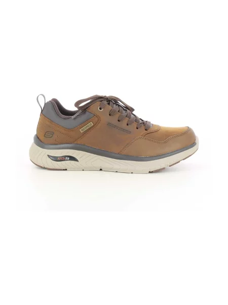 Sneakersy Skechers brązowe