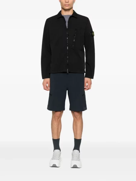 Košilová bunda Stone Island černá