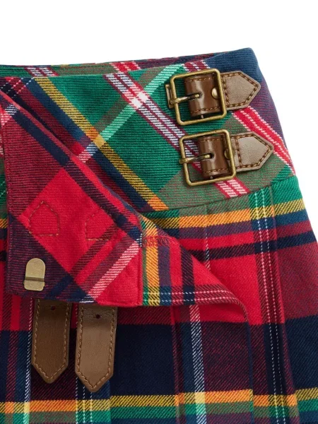Spódnica dziecięca Polo Ralph Lauren czerwona