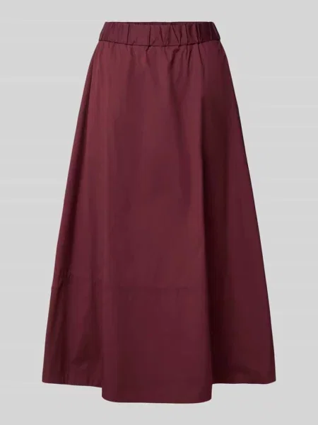 Spódnica midi z elastycznym pasem Robe Légère bordowa