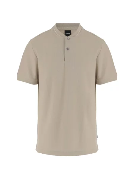 Tricou polo Boss cu decolteu rotund