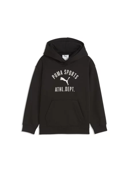 PUMA Dziecięca bluza z kapturem Varsity Akcesoria czarny