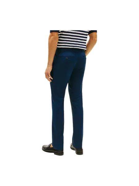 Pantaloni Tommy Hilfiger albastru