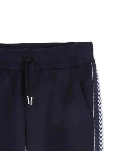 Spodnie dziecięce Lanvin Enfant niebieskie
