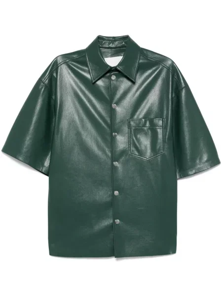 Риза Nanushka зелено