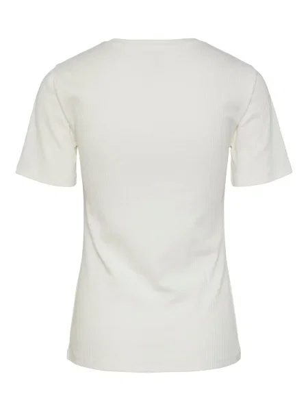 PIECES Tricou RUKA' alb