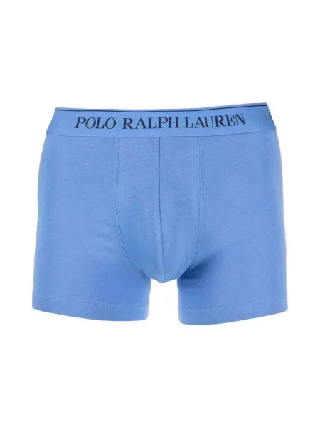 Кашмирени чорапи Polo Ralph Lauren бродирани с кръгло деколте синьо