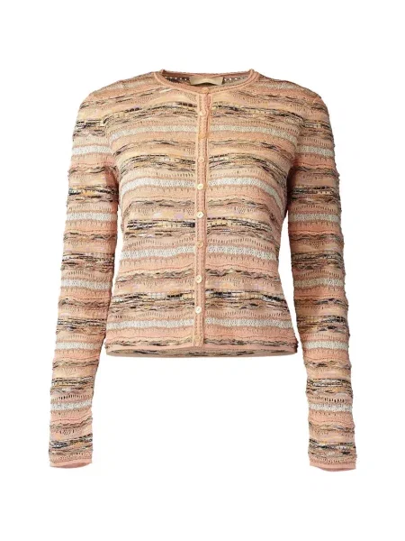 Cardigan Ulla Johnson cu dungi roz