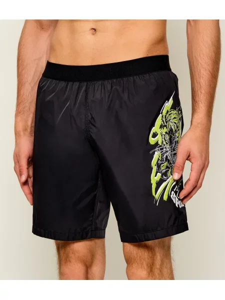 Pantaloni scurți de sport Plein Sport negru