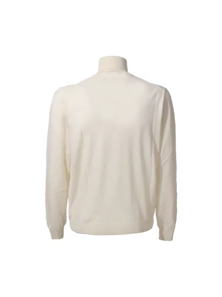 Sweter z golfem Zanone biały