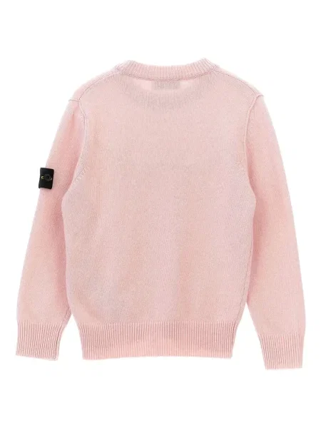 Sweter dziecięcy Stone Island różowy