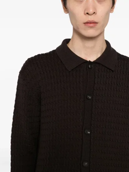 Cardigan Tagliatore maro