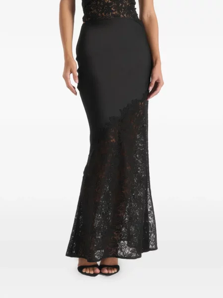 Fusta maxi Manière De Voir din dantelă negru