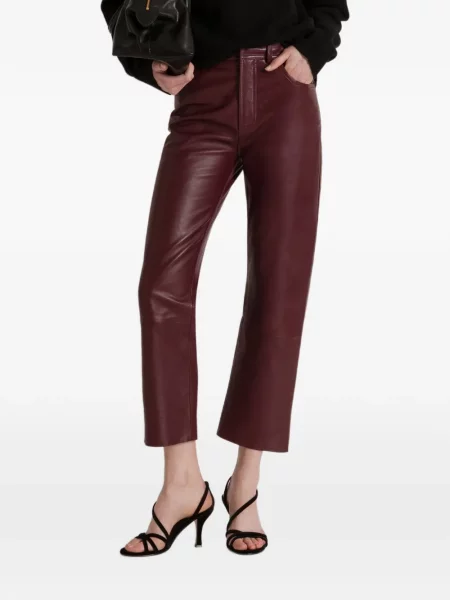 Pantaloni Alberta Ferretti cu autograf roșu