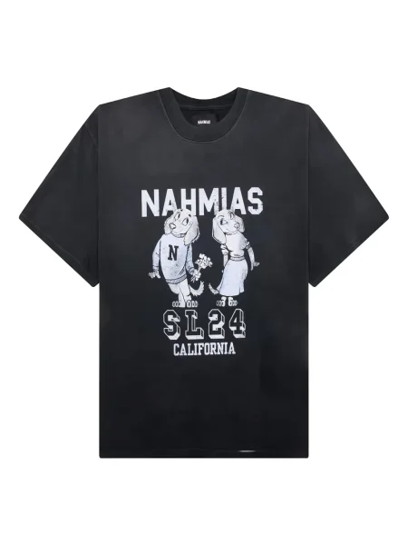 Tricou Nahmias cu imagine negru