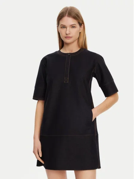 Max Mara Leisure Jeans obleka Mornarsko modra