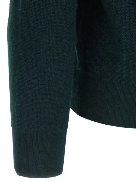 Tricou Zegna din jacard verde