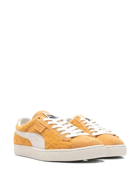 Sneakerși Puma Suede din piele de căprioară galben