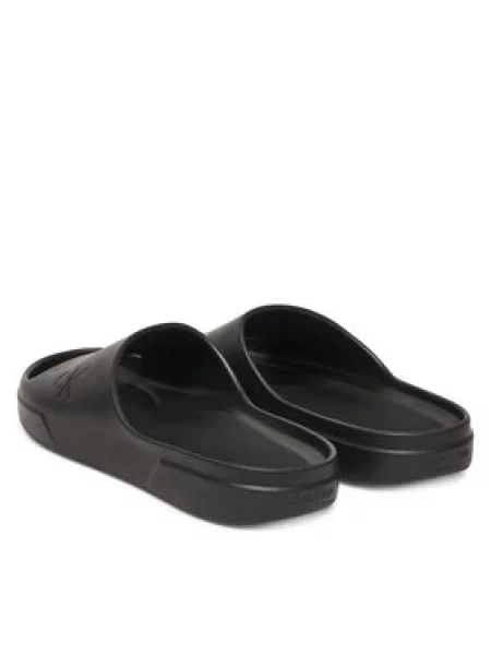 Calvin Klein Natikači *J Chunky Slide Onepiece Ru črna