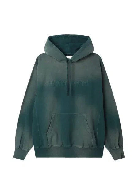 Hanorac cu glugă This Is Never That cu broderie verde