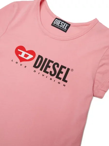 Sukienka dziecięca Diesel różowa