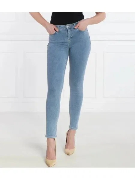 Tommy Jeans Blugi NORA | Skinny fit | mid waist albastru