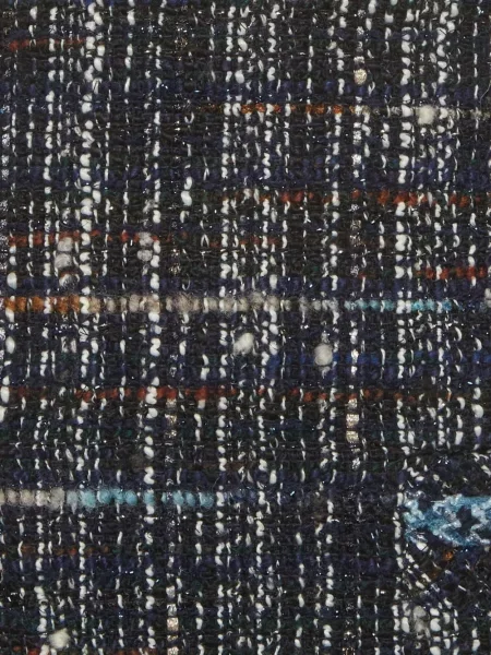 Fusta mini Sandro din tweed albastru