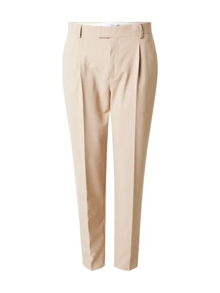 TOPMAN Pantaloni cutați piatră gri