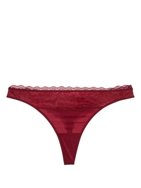 Chiloți tanga Marlies Dekkers din dantelă roșu