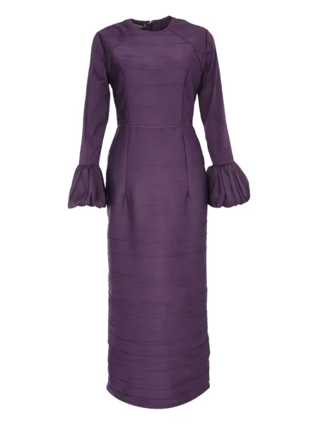 Rochie maxi Baruni de costum violet