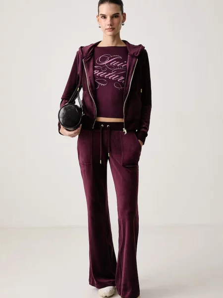 Juicy Couture Hanorac ROBERTSON vin roșu
