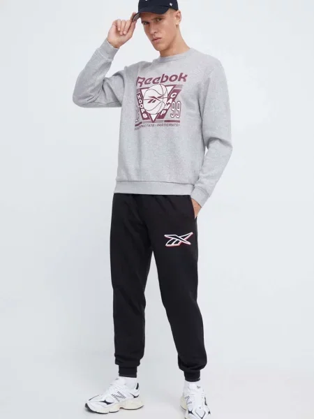 Pulover Reebok Classic Basketball siva