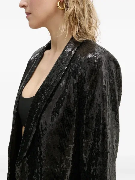Marynarka Bruuns Bazaar z cekinami czarna