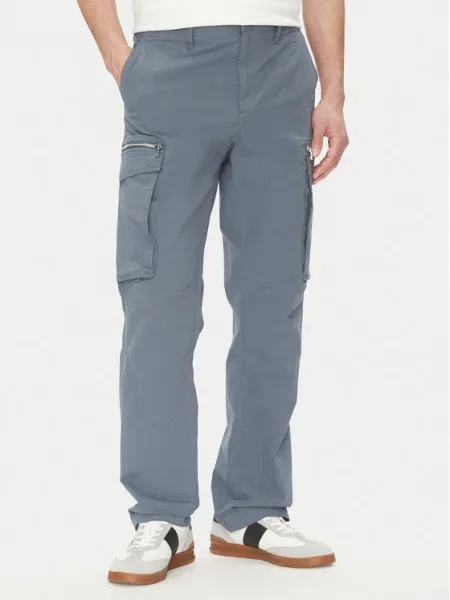 Michael Kors Pantaloni din Straight Leg albastru
