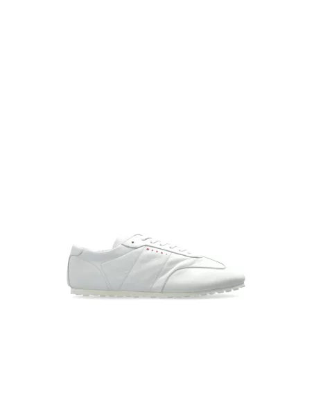 Sneakersy Marni z logo białe