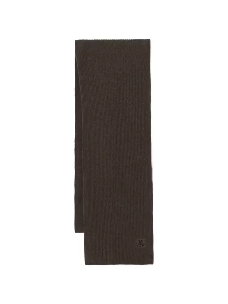 Fular Marc O'polo cu broderie tricotate maro