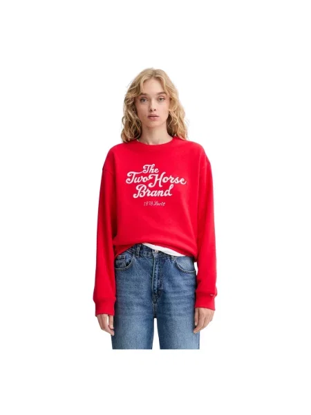 Levi's bluza z aplikacją czerwony
