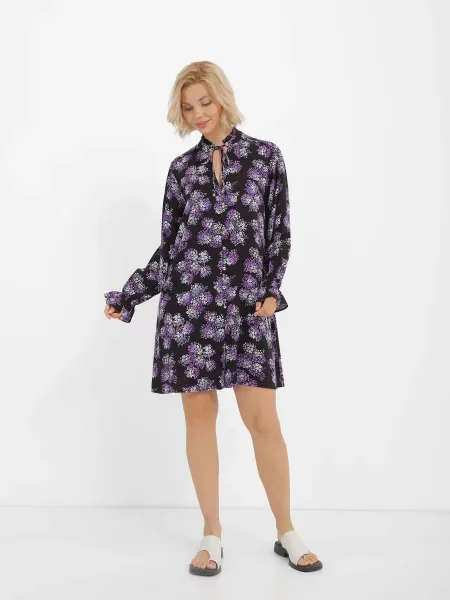 Piazza Italia Сукня міні без підкладки чорний