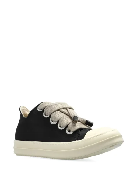 Маратонки Rick Owens Drkshdw с връзки на платформе с дантела черно