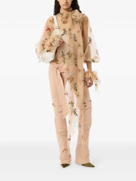 Bluză Blumarine cu broderie plasă