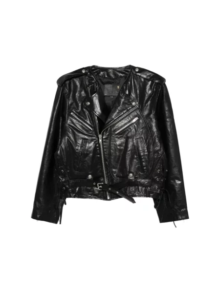 Kurtka skórzana R13 czarna