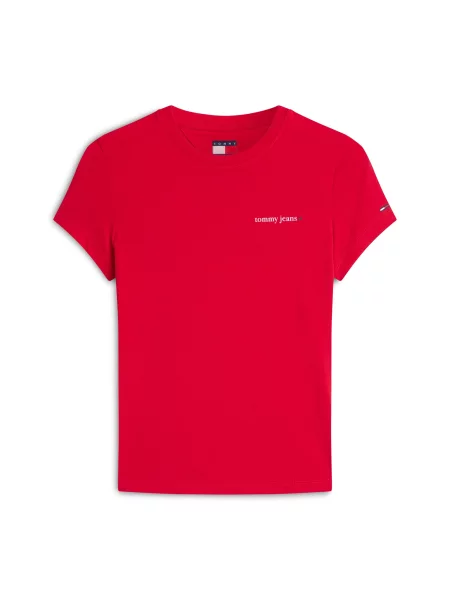 Tommy Jeans Tricou ESS roșu alb