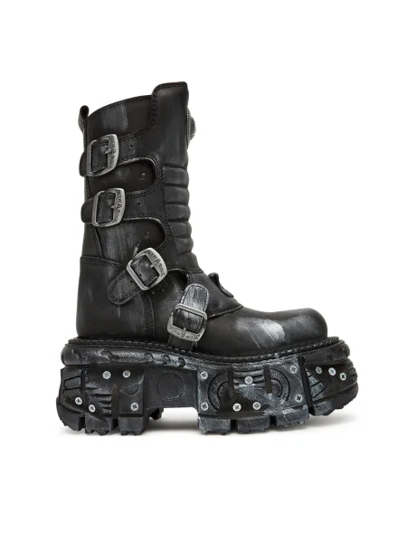 Botine NEW ROCK gri