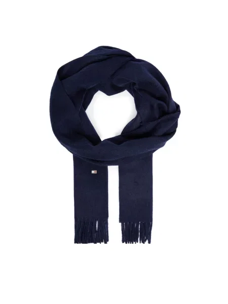 Tommy Hilfiger Szal Z Kaszmiru blau granatowa