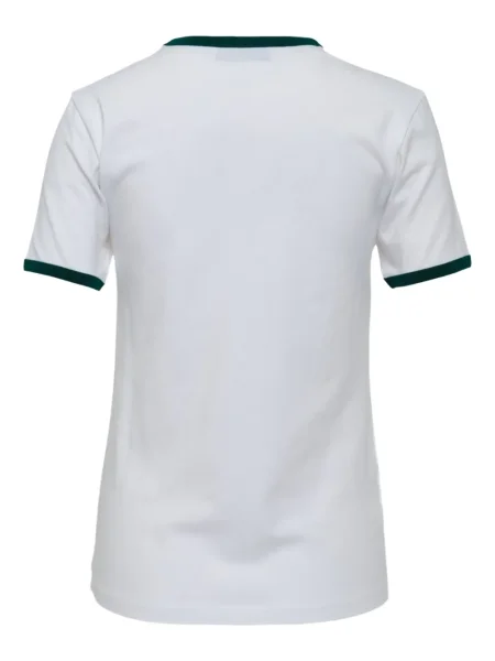 Tricou Pushbutton cu imagine alb