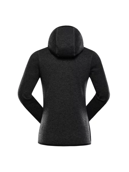 Bluza polarowa z kapturem Alpine Pro Zega 3 czarna