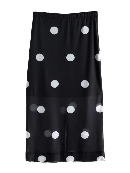 Next Fustă negru alb