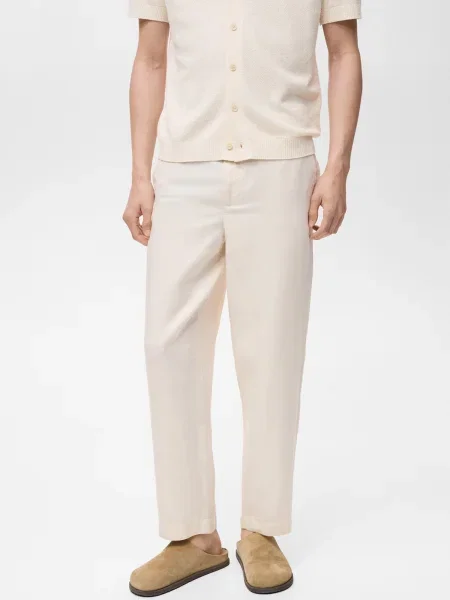 MANGO MAN Pantaloni RUSTIC ecru