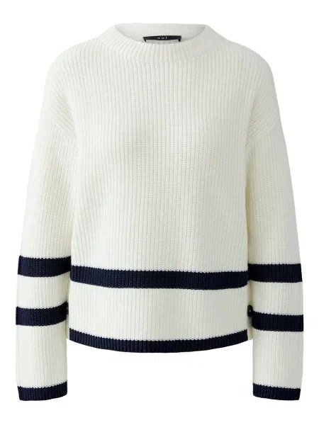 OUI Svetr VINIAH námořnická modř bílá