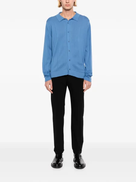 Cămașă John Smedley albastru